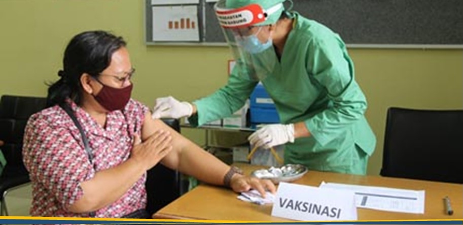 Simulasi Uji Coba Vaksin COVID-19 di Puskesmas Badung